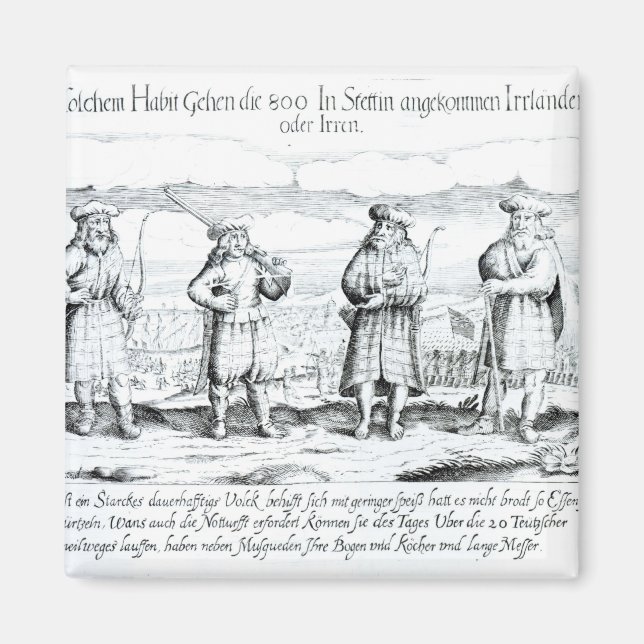 In Such Attire did Irishmen Magnet (Front)
