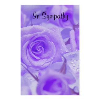 Sympathy Stationery, Sympathy Custom Stationery