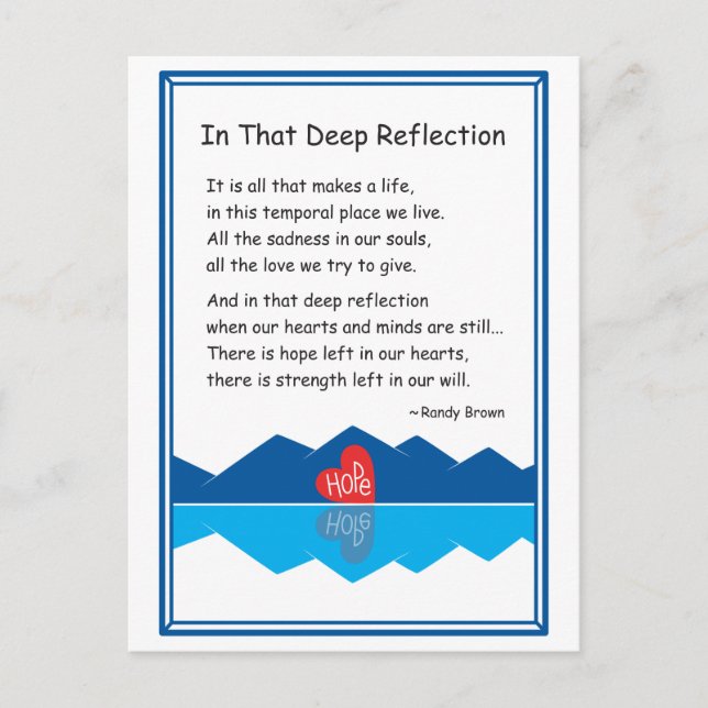 In That Deep Reflection 2_ Postcard (Front)