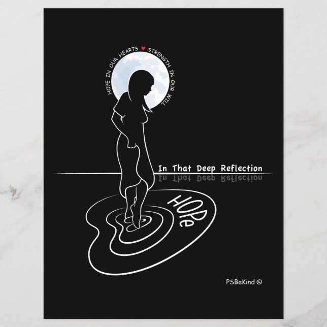 In That Deep Reflection_Flat Paper Sheet 11"x8.5" (Front)