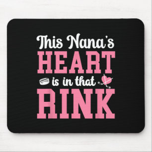 In That Rink Hockey Nana Grandma Ice Hockey Player Mouse Pad