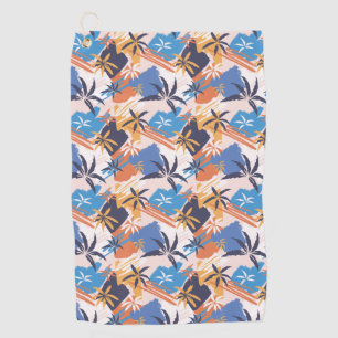 In The Abstract Tropics Golf Towel