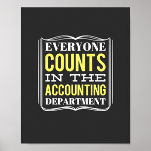 In The Accounting Department Poster