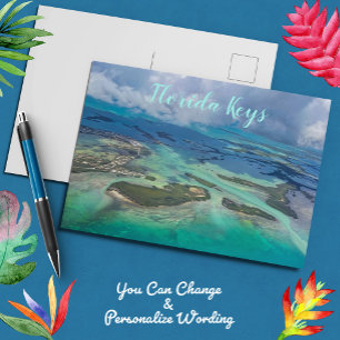 In The Air Above Key West Florida Postcard