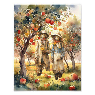 In The Apple Orchard Photo Print
