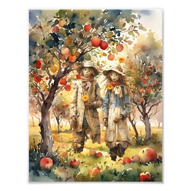 In The Apple Orchard Photo Print (Front)