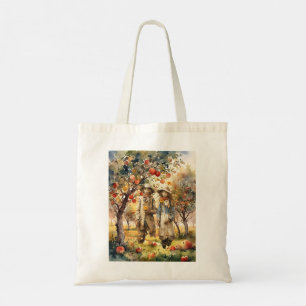 In The Apple Orchard Tote Bag