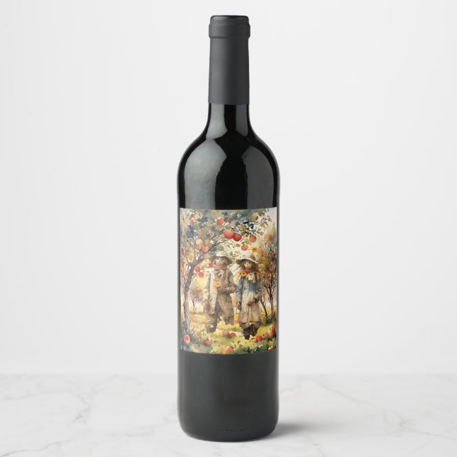 In The Apple Orchard Wine Label (Front)