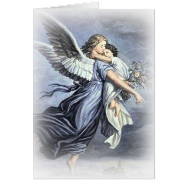 In the arms of an Angel Card (Front)