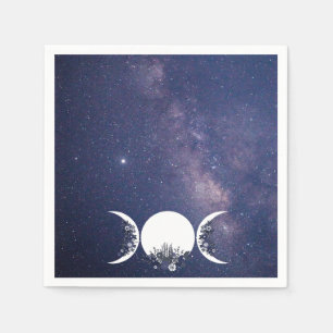 In the Arms of the Goddess Pagan Napkin