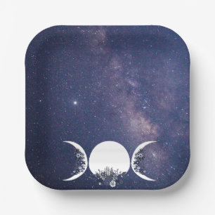 In the Arms of the Goddess Pagan   Paper Plate