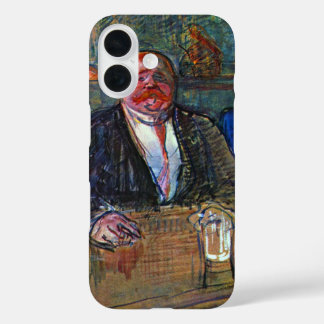 In The Bar by Toulouse Lautrec, Vintage Fine Art iPhone 16 Case