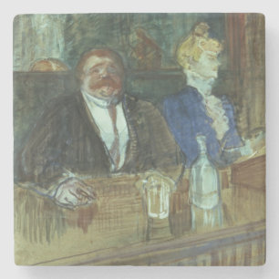 In the Bar: The Fat Proprietor Stone Coaster
