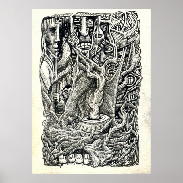 In the Basement, By Brian Benson Poster (Front)