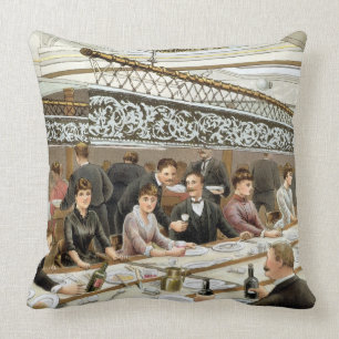 In the Bay, Dinner Time - A Western Ocean Swell, f Cushion