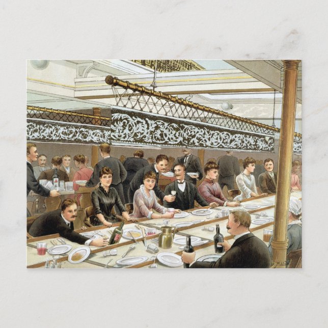 In the Bay, Dinner Time - A Western Ocean Swell, f Postcard (Front)