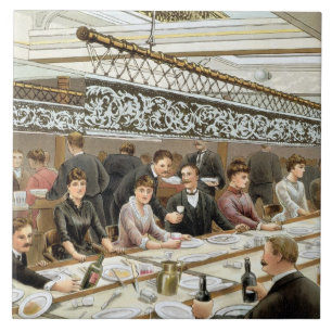 In the Bay, Dinner Time - A Western Ocean Swell, f Tile