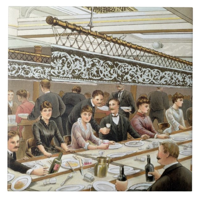 In the Bay, Dinner Time - A Western Ocean Swell, f Tile (Front)