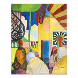 In the Bazaar   Auguste Macke   Photo Print