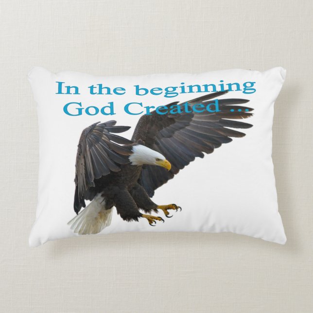 In the Beginning Decorative Cushion (Front)
