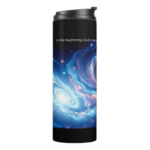 In the Beginning, God & Creation Verse Thermal Tumbler
