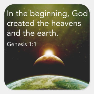 In the Beginning Stickers