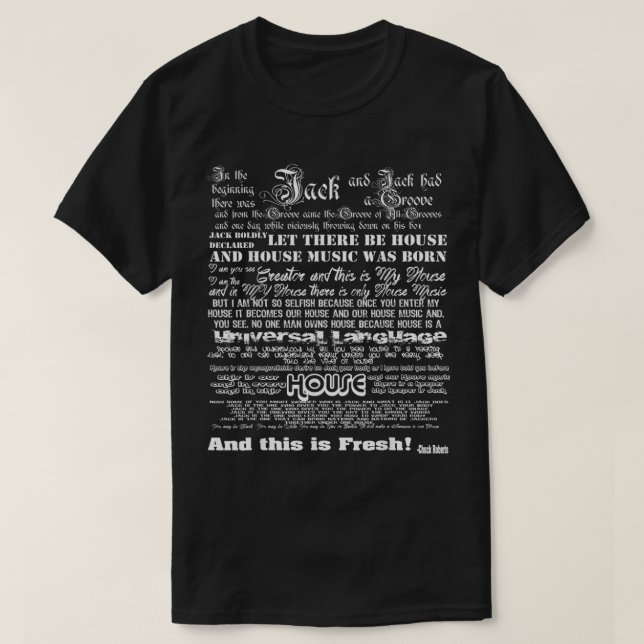 In the Beginning There was Jack  T-Shirt (Design Front)