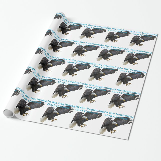In the Beginning Wrapping Paper (Unrolled)