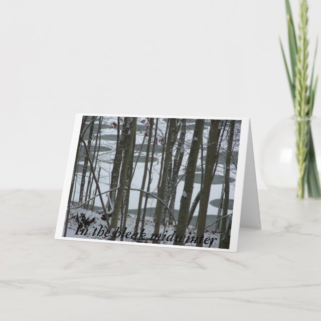 In the Bleak Midwinter Holiday Card (Front)