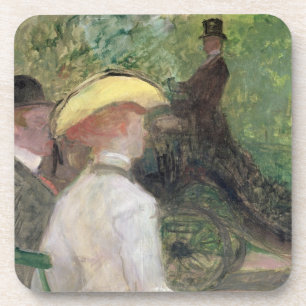In the Bois de Boulogne, 1901 (oil on canvas) Coaster