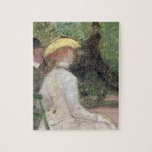 In the Bois de Boulogne, 1901 (oil on canvas) Jigsaw Puzzle