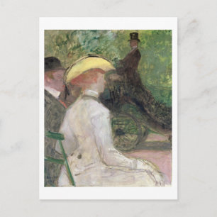 In the Bois de Boulogne, 1901 (oil on canvas) Postcard