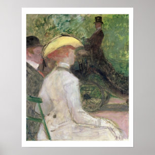 In the Bois de Boulogne, 1901 (oil on canvas) Poster