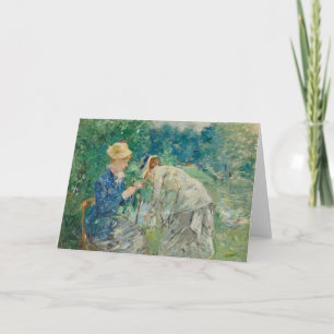 In the Bois de Boulogne Berthe Morisot Card