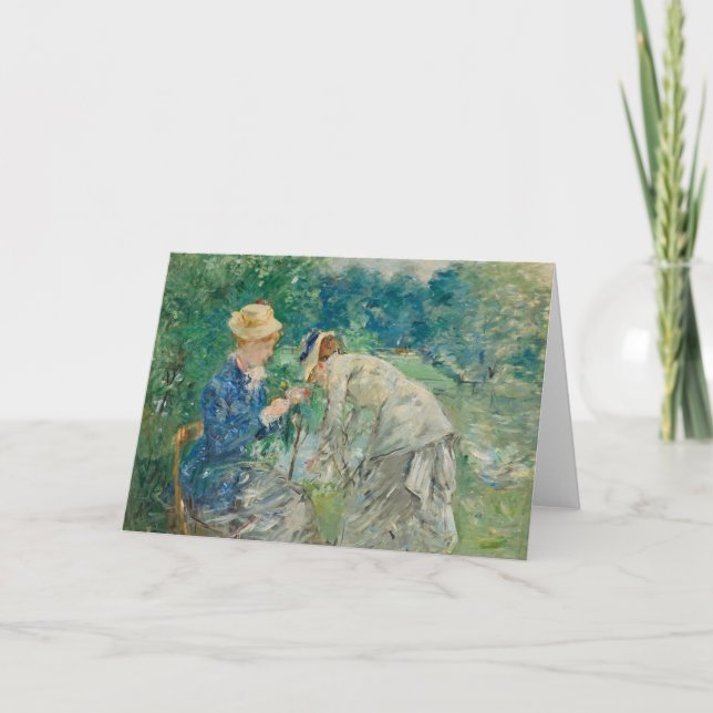 In the Bois de Boulogne | Berthe Morisot Card (Front)