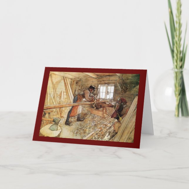 In the Carpenter Shop Card (Front)