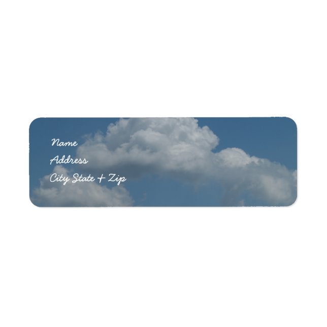 In The Clouds 2 Address Labels (Front)