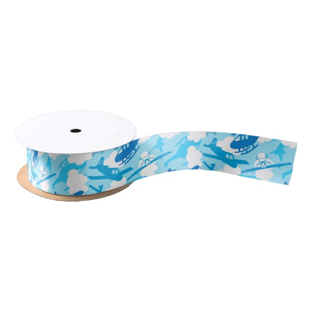 In the clouds satin ribbon (Spool)
