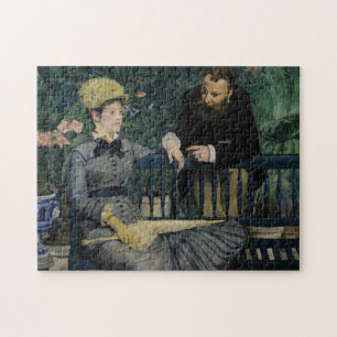 In the Conservatory   Édouard Manet Jigsaw Puzzle