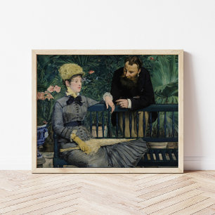 In the Conservatory Édouard Manet Poster