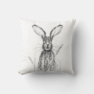 In The Cornfields - Hare Cushion