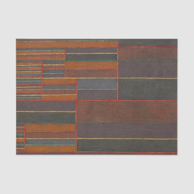 In the Current Six Thresholds, Paul Klee, Abstract Tissue Paper (Front)