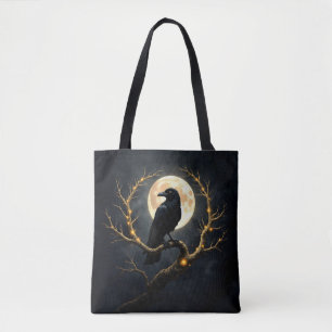 In the Darkness of the Night” – The Moon’s Silent Tote Bag