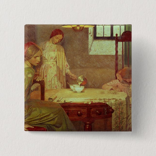 In the Depth of Winter 15 Cm Square Badge (Front)