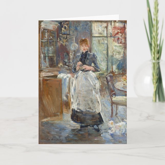 In the Dining Room | Berthe Morisot Card (Front)