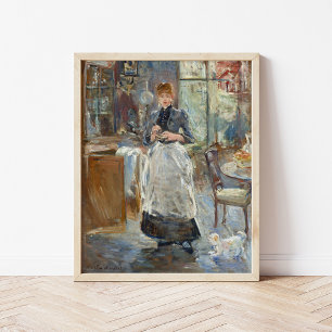 In the Dining Room Berthe Morisot Poster
