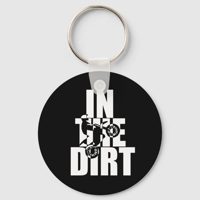 In the Dirt Keychain (Front)