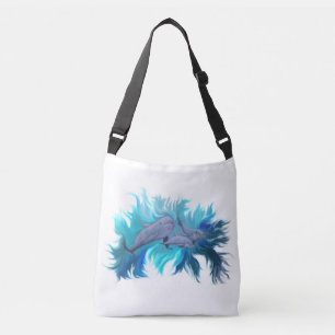 In the Dolphin School Crossbody Bag