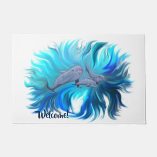 In the Dolphin School Doormat