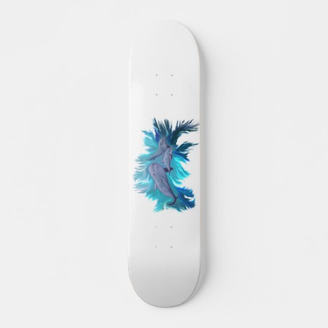 In the Dolphin School Skateboard (Front)